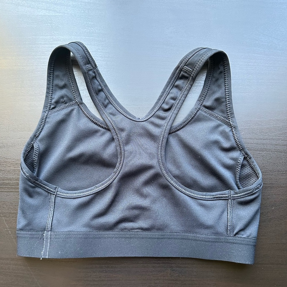 Nike Dri-Fit Black Athletic Activewear Racerback Sports Bra size XS EUC - Picture 2 of 4
